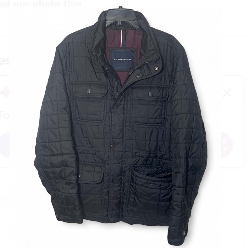 Tommy Hilfiger Men's Black Quilted Puffer Jacket